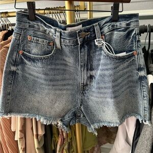 Maeve Super High Rise Cut Off ~ Play Day Pistola Denim